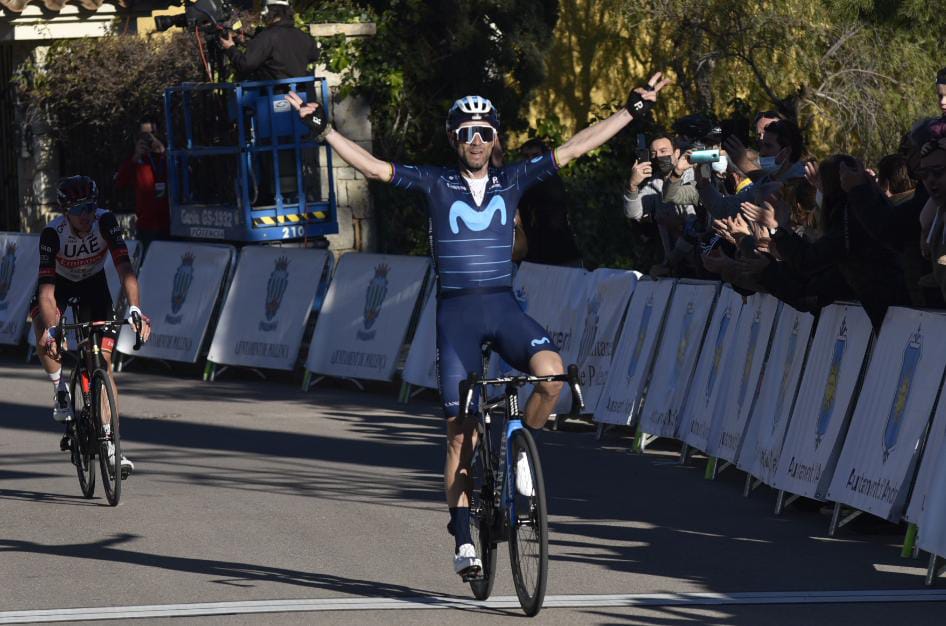 Alejandro Valverde aumenta su historial con una gran victoria en el Port d’Andratx